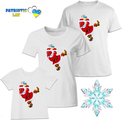 Сімейні новорічні футболки