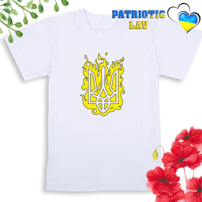 Футболки білі дитячі з гербами
