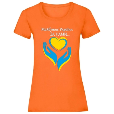 Футболка жіноча помаранчева