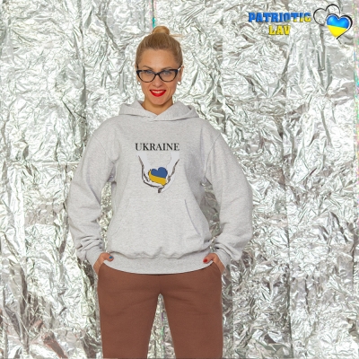 Худі жіночі Сірі