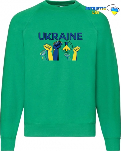 Світшот чоловічий зелений