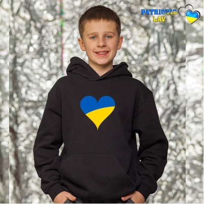 Худі новорічні підліткові Чорні