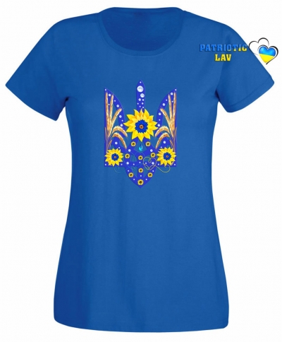 Футболка синя жіноча