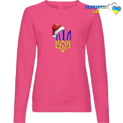 Світшот жіночий рожевий новорічний