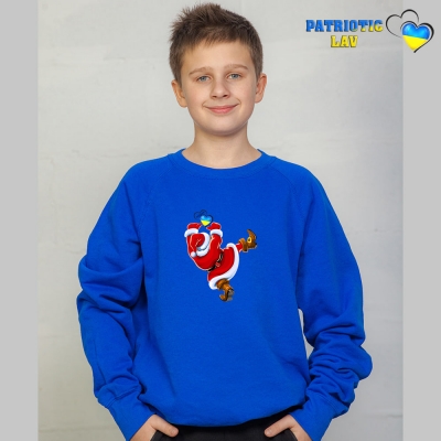 Світшоти новорічні підліткові Сині