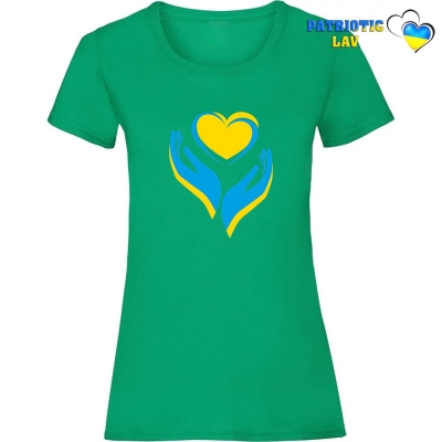 Футболка жіноча зелена