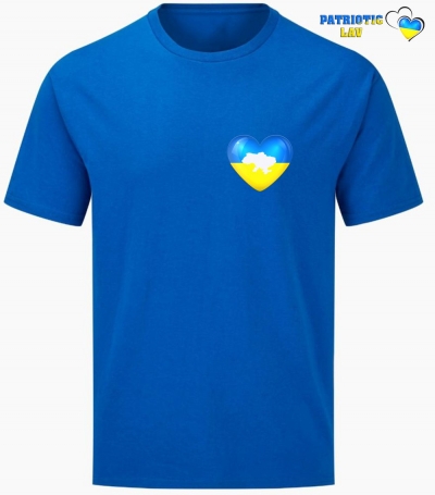 Футболка чоловіча синя