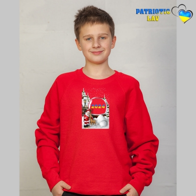 Світшоти новорічні підліткові Червоні