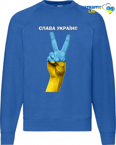 Світшот чоловічий синій