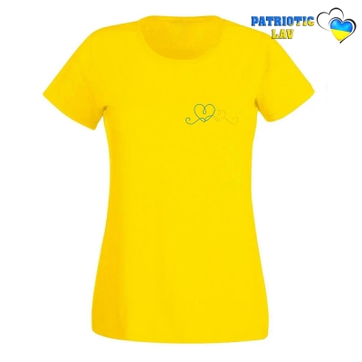 Футболка жовта жіноча