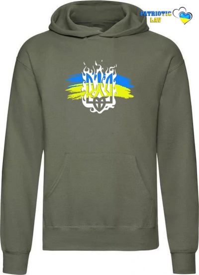 Худі чоловічий оливковий