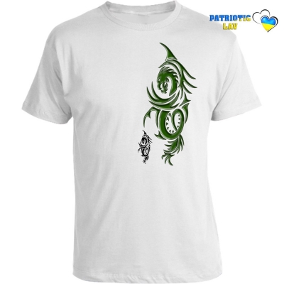 Футболка біла чоловіча Рік Дракона