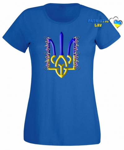 Футболка синя жіноча