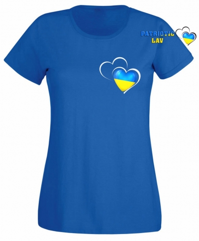 Футболка синя жіноча