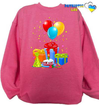 Світшот дитячий рожевий