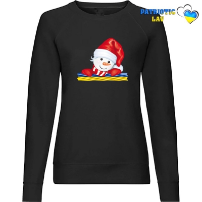 Світшот жіночий чорний новорічний