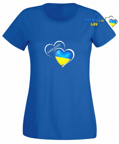 Футболка синя жіноча