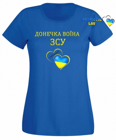 Футболка синя жіноча