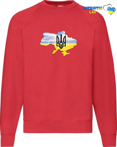 Світшот чоловічий червоний