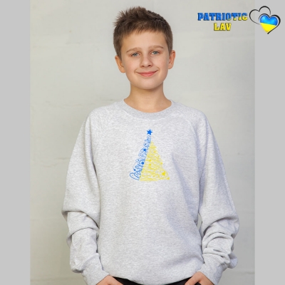 Світшоти новорічні підліткові Сірі