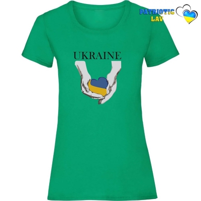 Футболка жіноча зелена