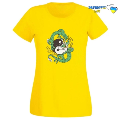 Футболка жовта жіноча Рік Дракона