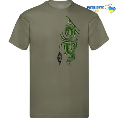 Футболка хакі чоловіча Рік Дракона