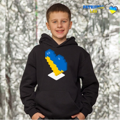 Худі новорічні підліткові Чорні