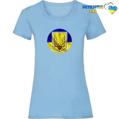 Футболка жіноча світло блакитна